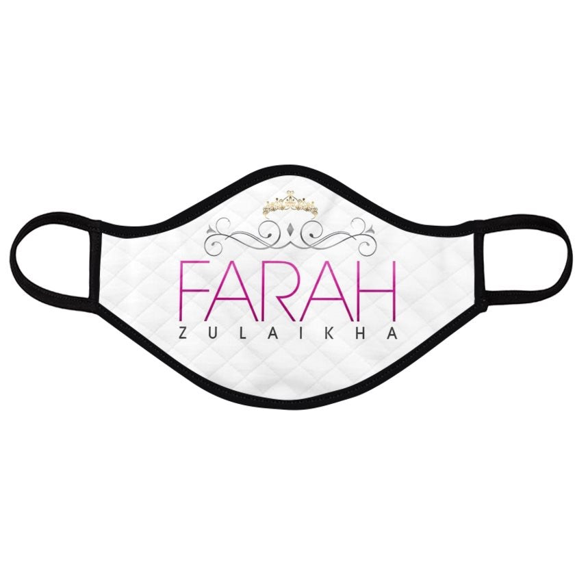 FARAH ZULAIKHA™️ Signature Logo Quilted Mask