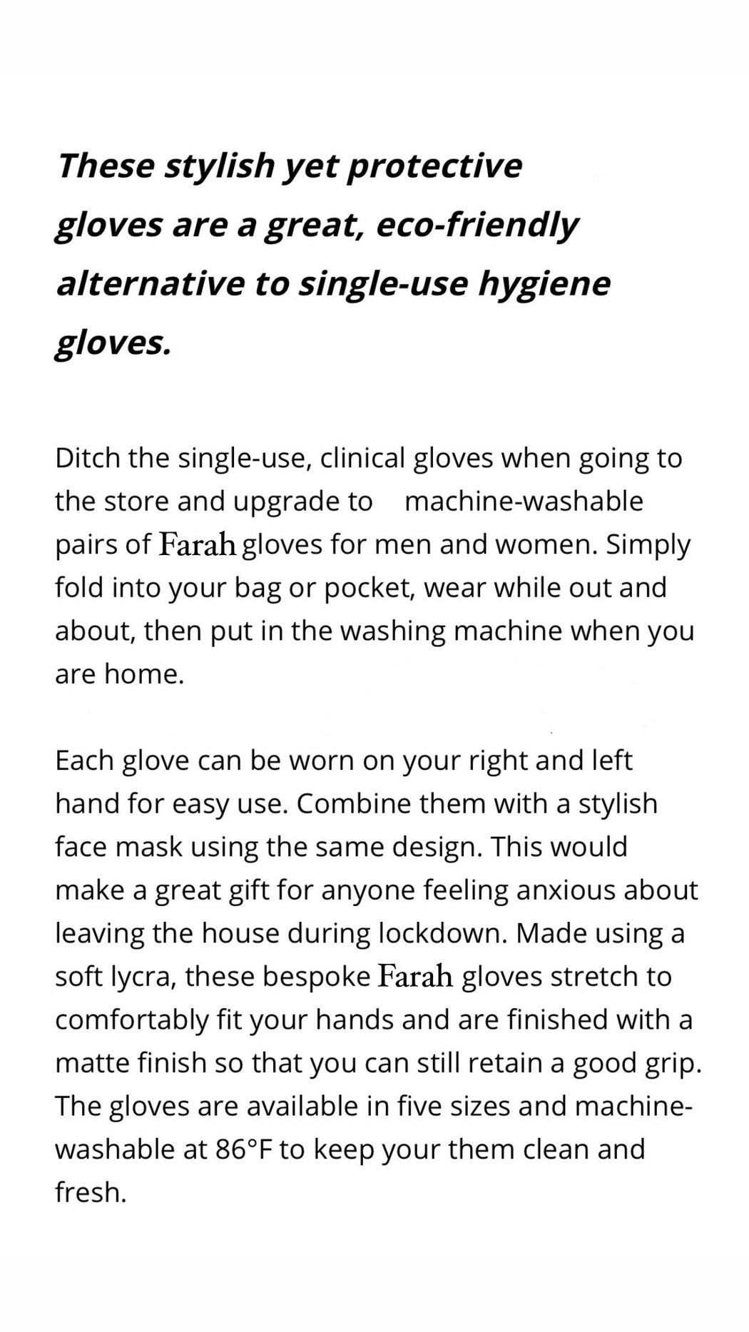 FARAH ZULAIKHA™️ Signature Logo Gloves